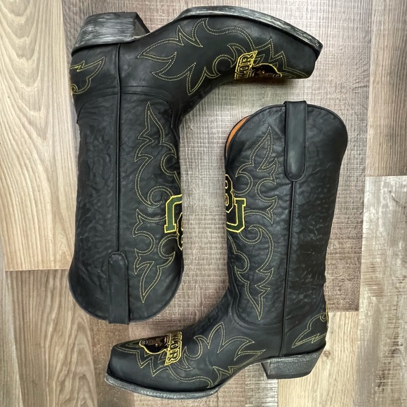 Baylor University Bears Gameday Boots Cowboy Boots NWT - Picture 6 of 15